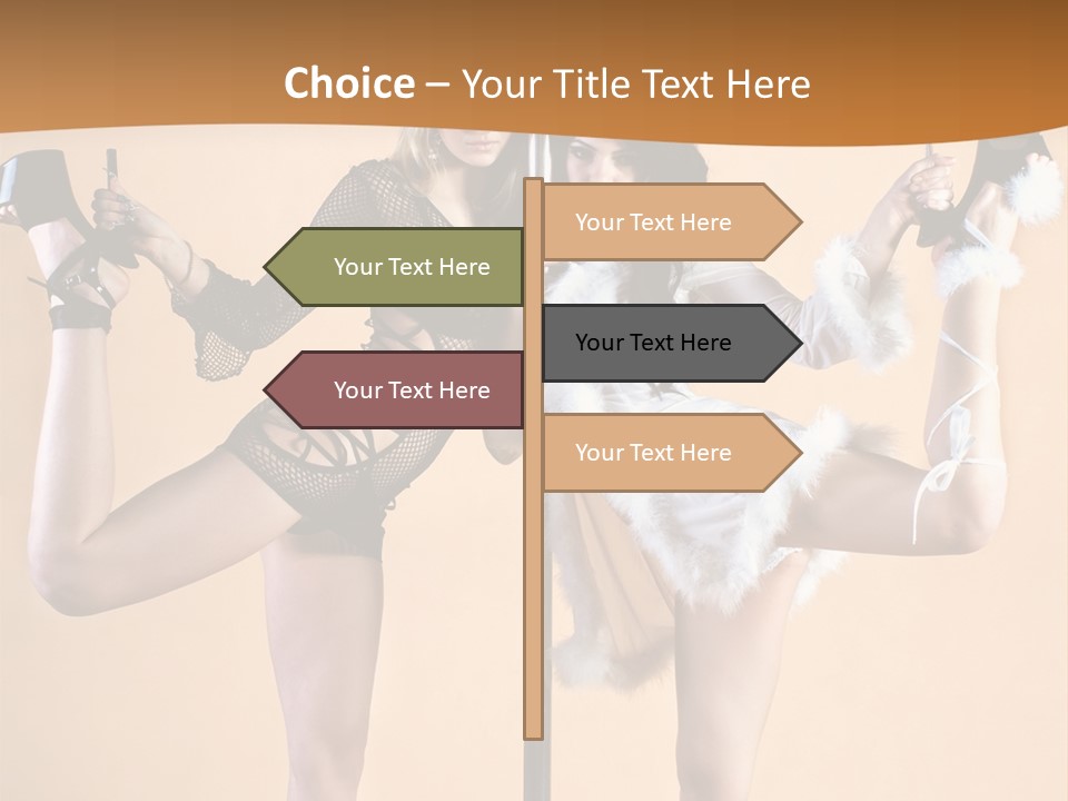 Sexual White Alluring PowerPoint Template