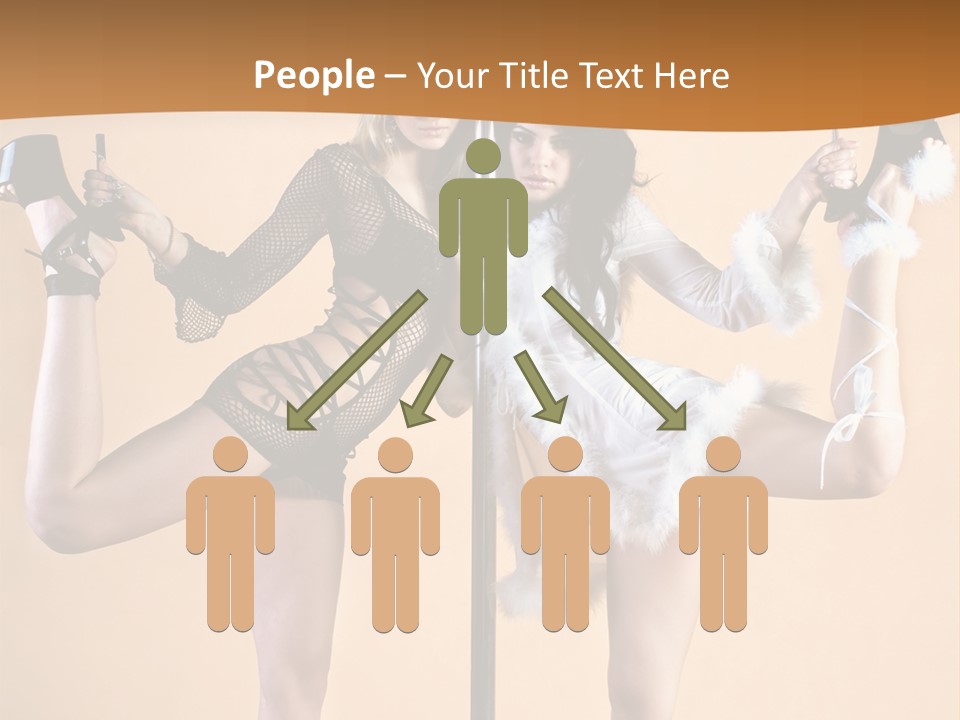 Sexual White Alluring PowerPoint Template