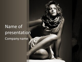 Luxury Glamor Elegant PowerPoint Template