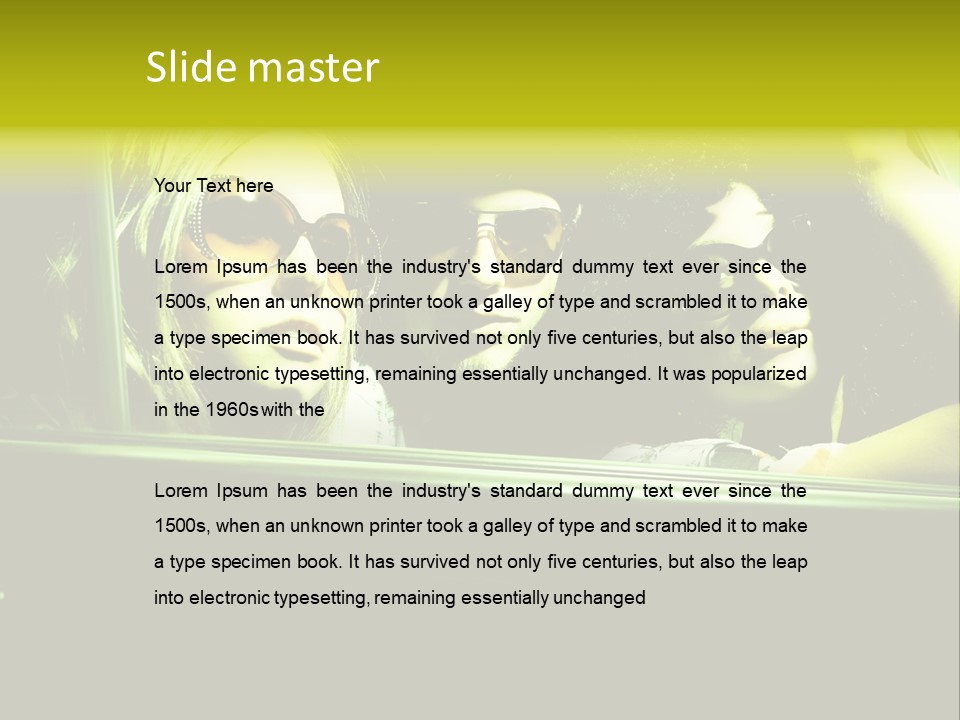 Top Beautiful Young PowerPoint Template