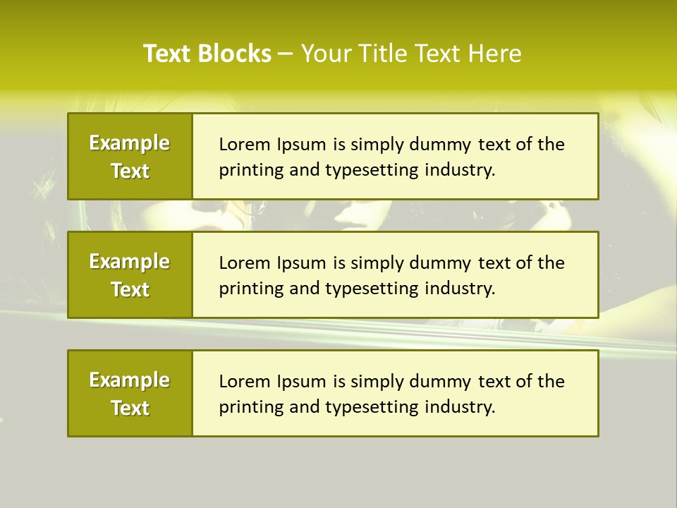 Top Beautiful Young PowerPoint Template