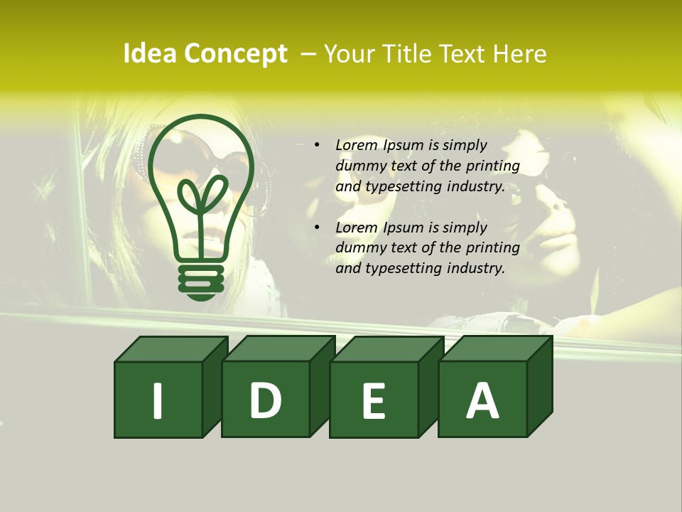 Top Beautiful Young PowerPoint Template