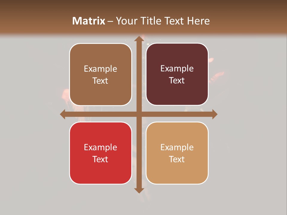 Back Lit Woman Tattoos PowerPoint Template