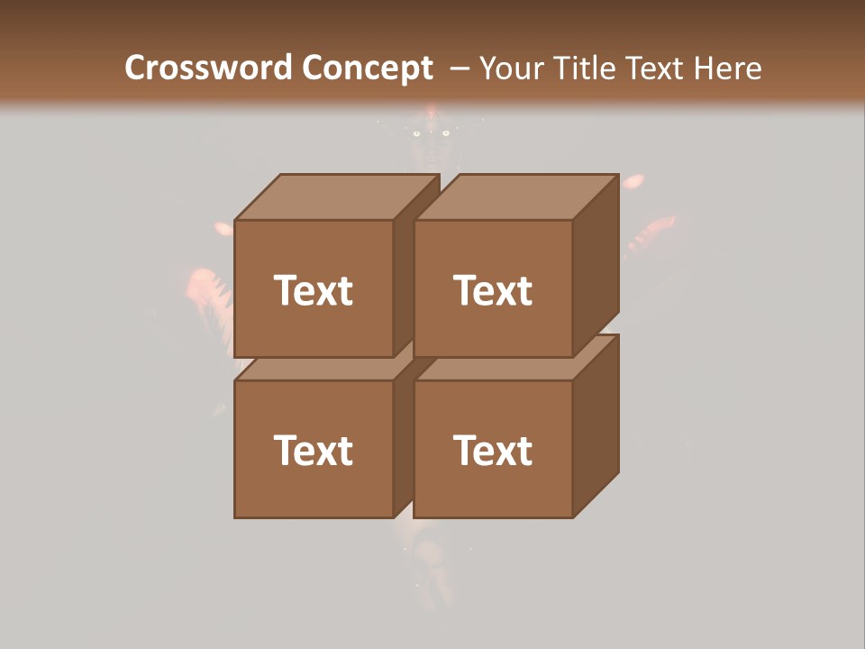 Back Lit Woman Tattoos PowerPoint Template