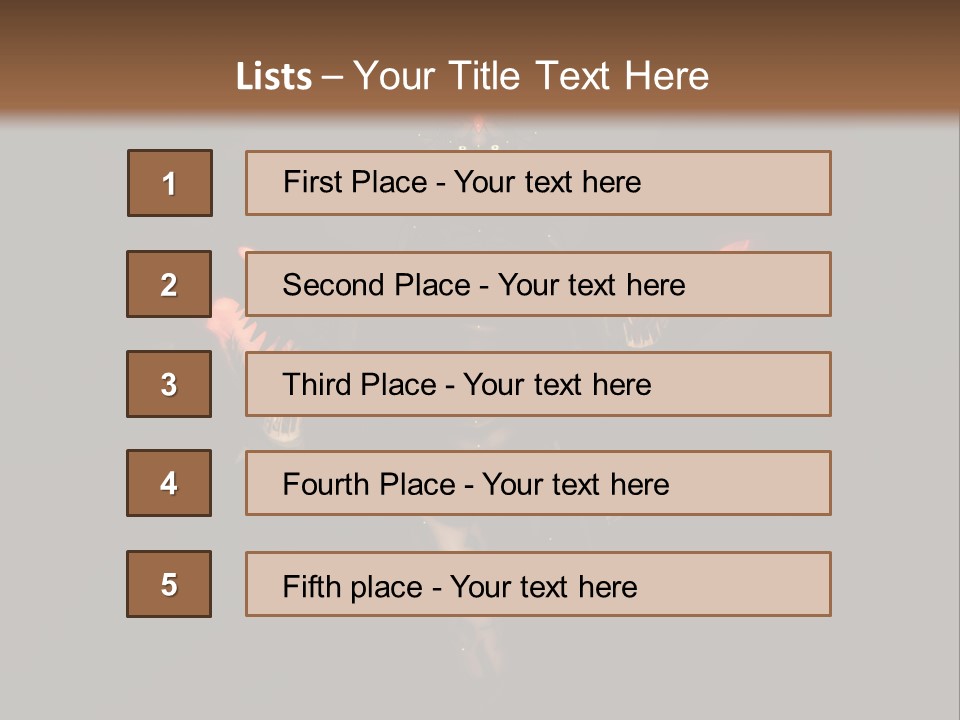 Back Lit Woman Tattoos PowerPoint Template