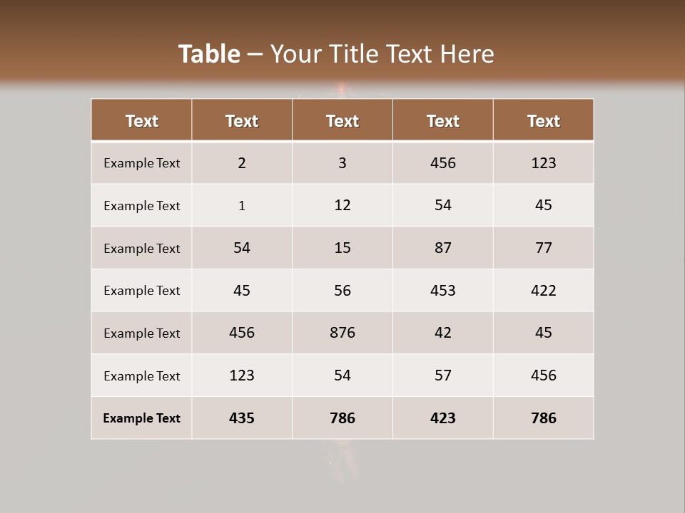 Back Lit Woman Tattoos PowerPoint Template