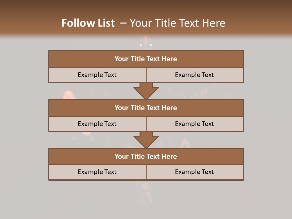 Back Lit Woman Tattoos PowerPoint Template