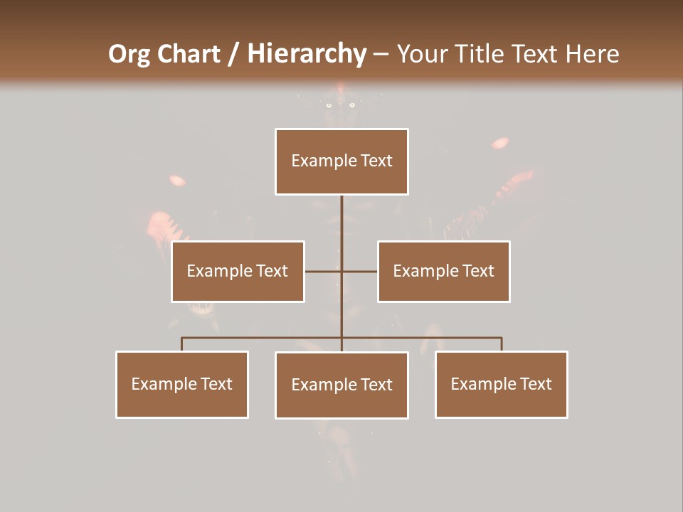 Back Lit Woman Tattoos PowerPoint Template