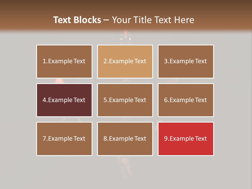 Back Lit Woman Tattoos PowerPoint Template