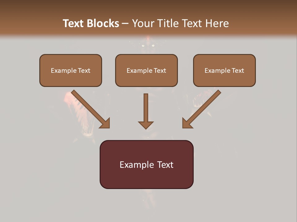 Back Lit Woman Tattoos PowerPoint Template