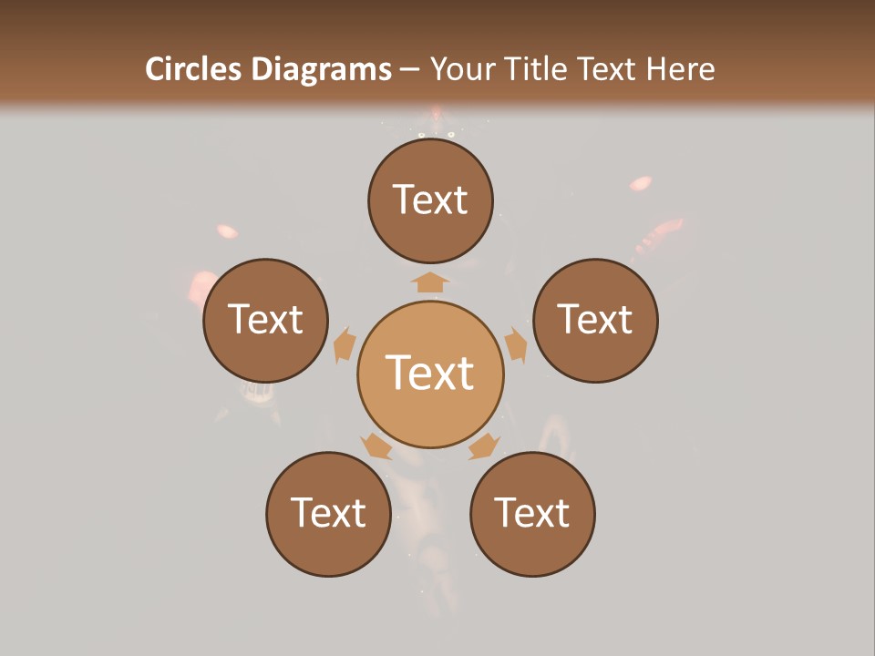 Back Lit Woman Tattoos PowerPoint Template