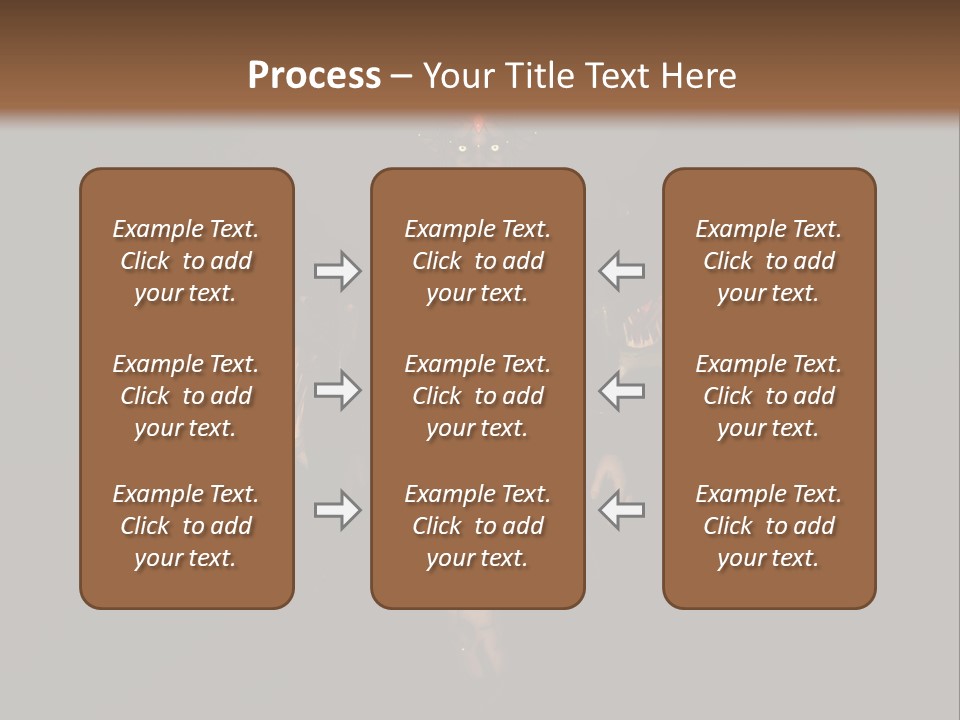 Back Lit Woman Tattoos PowerPoint Template