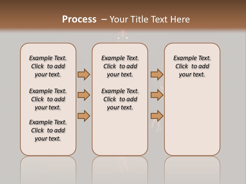 Back Lit Woman Tattoos PowerPoint Template
