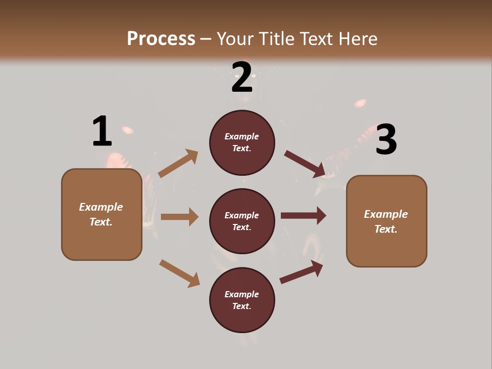 Back Lit Woman Tattoos PowerPoint Template