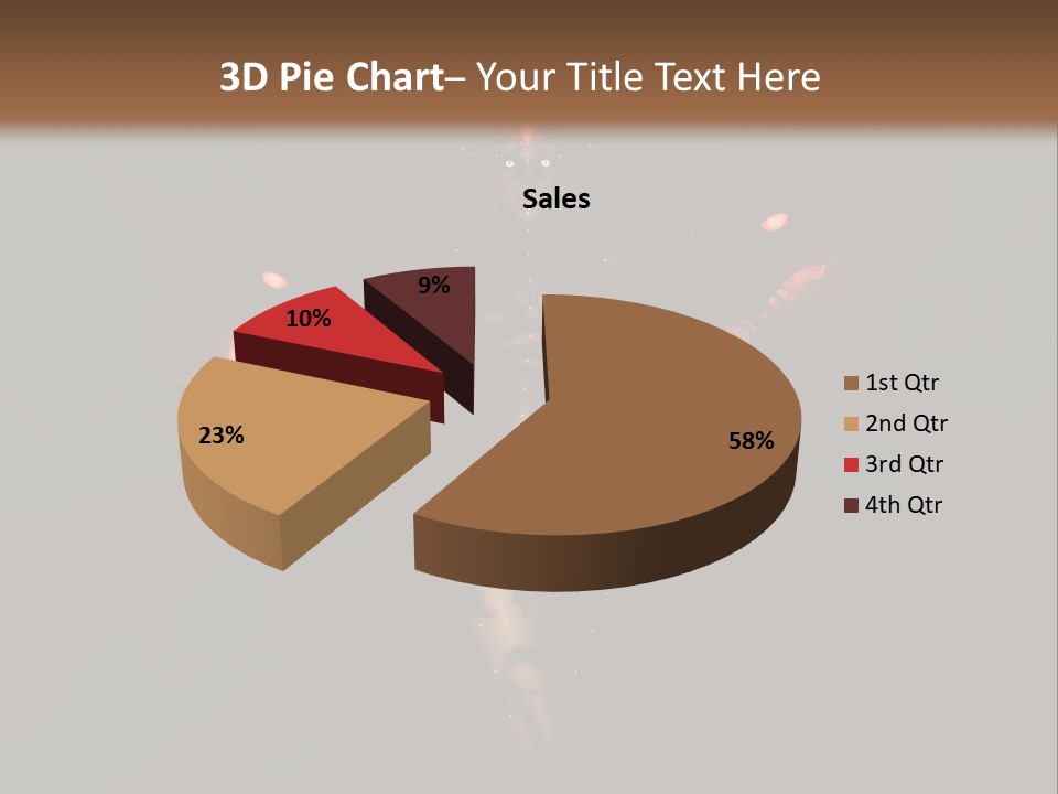 Back Lit Woman Tattoos PowerPoint Template