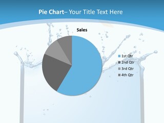 Communication Monitor Blank PowerPoint Template