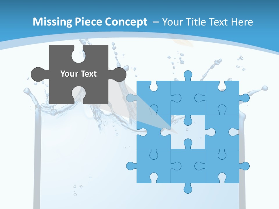 Communication Monitor Blank PowerPoint Template