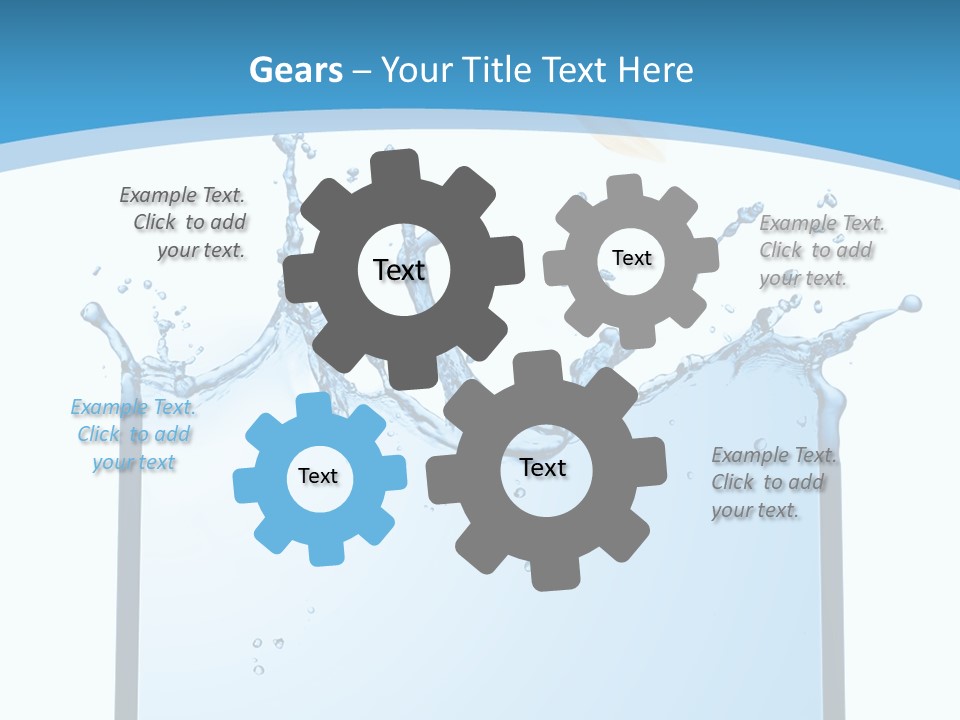Communication Monitor Blank PowerPoint Template