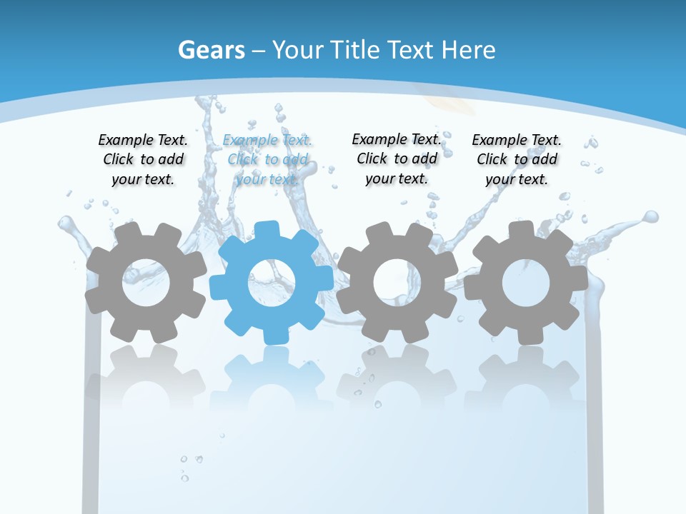 Communication Monitor Blank PowerPoint Template