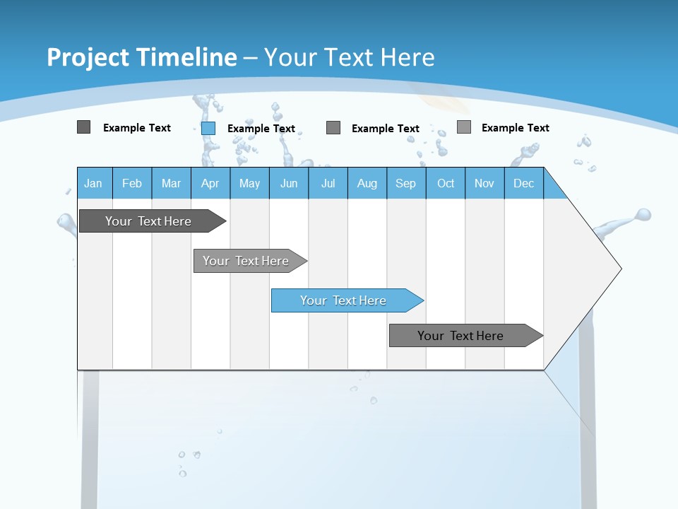 Communication Monitor Blank PowerPoint Template