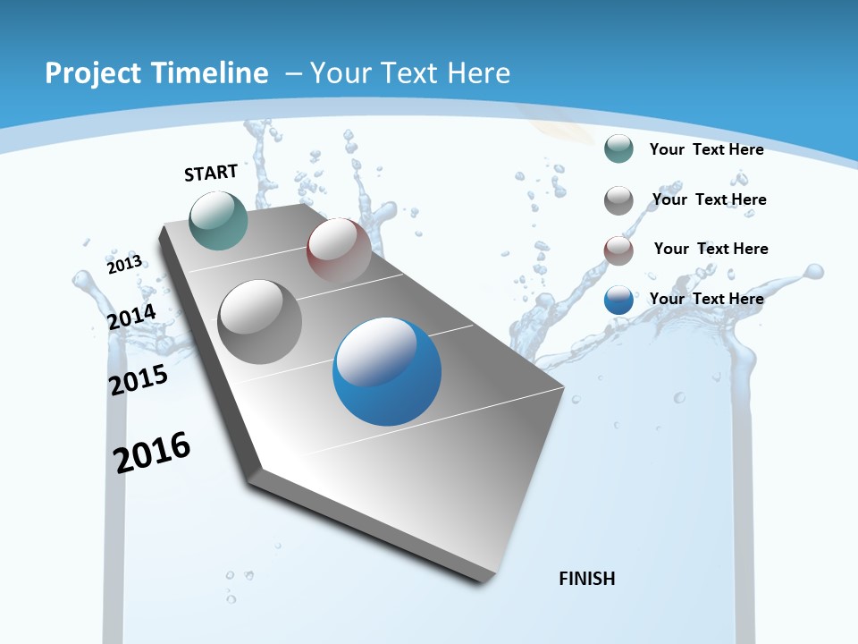 Communication Monitor Blank PowerPoint Template