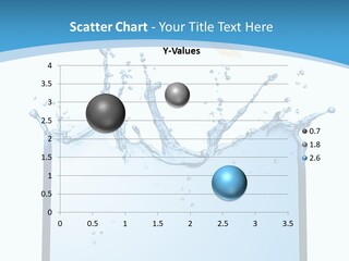 Communication Monitor Blank PowerPoint Template