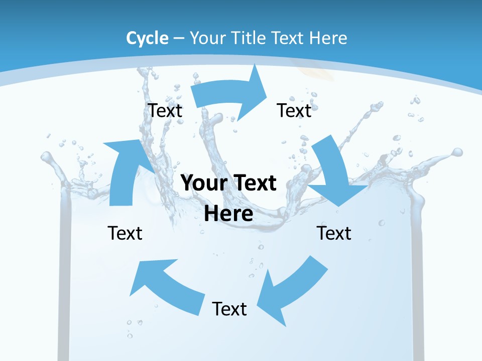 Communication Monitor Blank PowerPoint Template