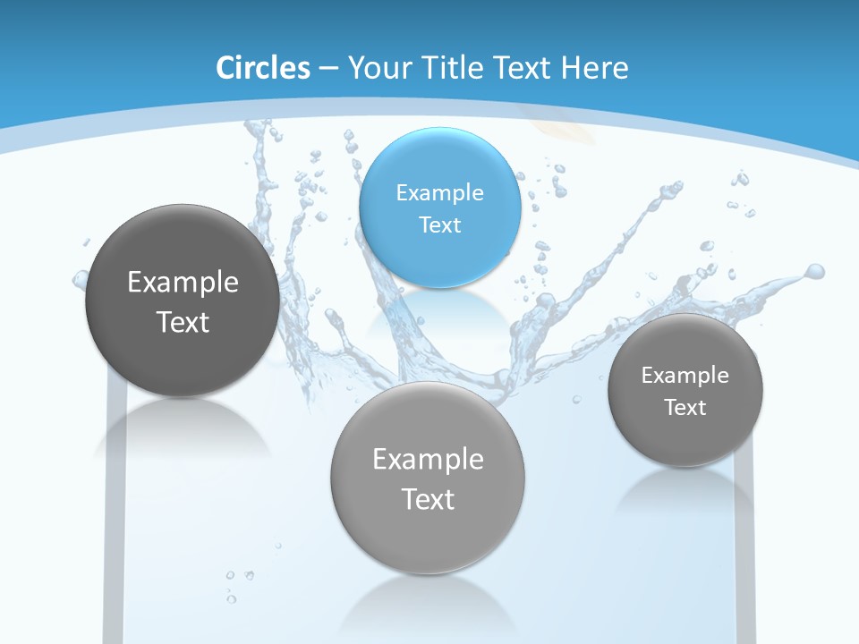 Communication Monitor Blank PowerPoint Template