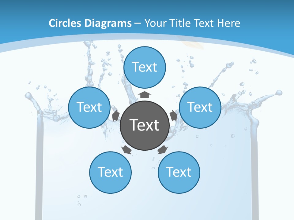 Communication Monitor Blank PowerPoint Template