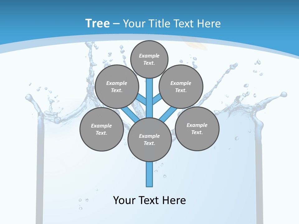 Communication Monitor Blank PowerPoint Template