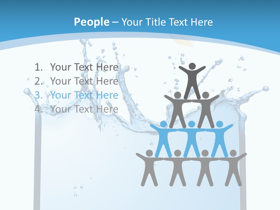 Communication Monitor Blank PowerPoint Template