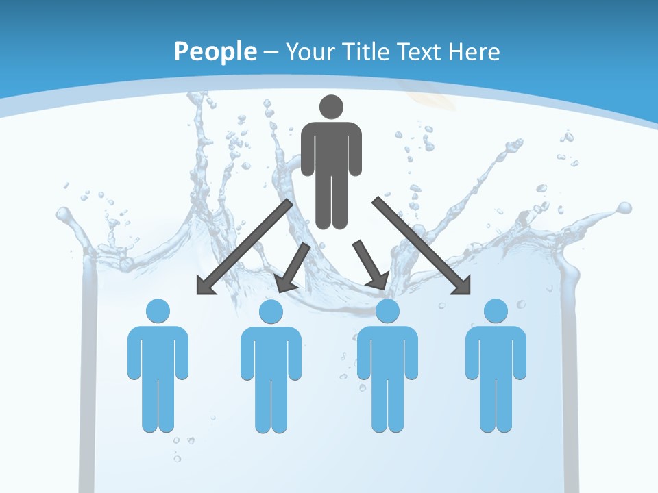 Communication Monitor Blank PowerPoint Template