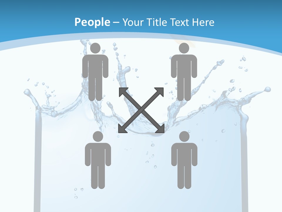 Communication Monitor Blank PowerPoint Template
