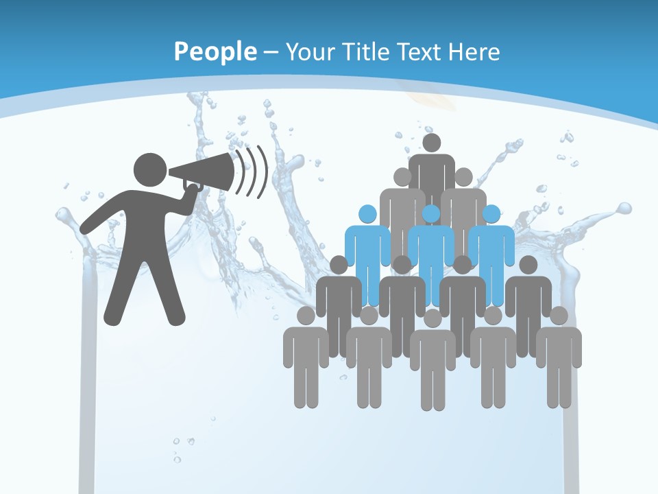 Communication Monitor Blank PowerPoint Template