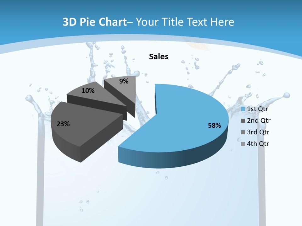 Communication Monitor Blank PowerPoint Template