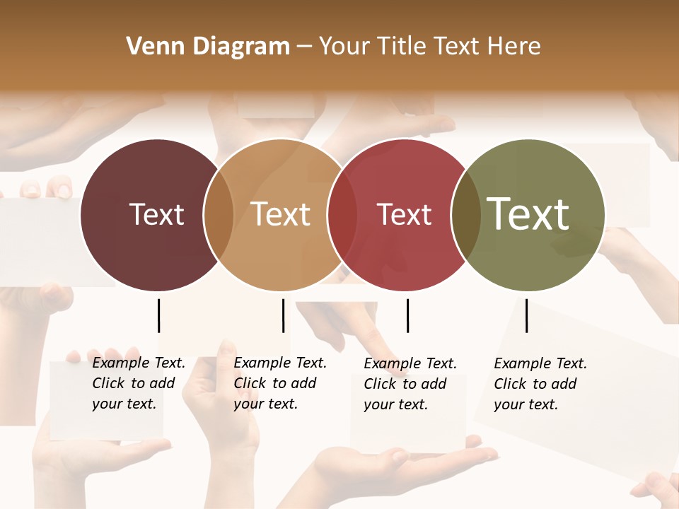 Held Empty Card PowerPoint Template