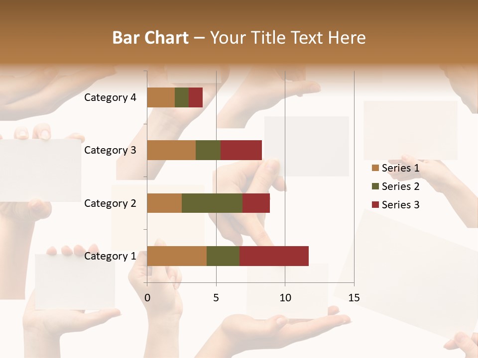 Held Empty Card PowerPoint Template