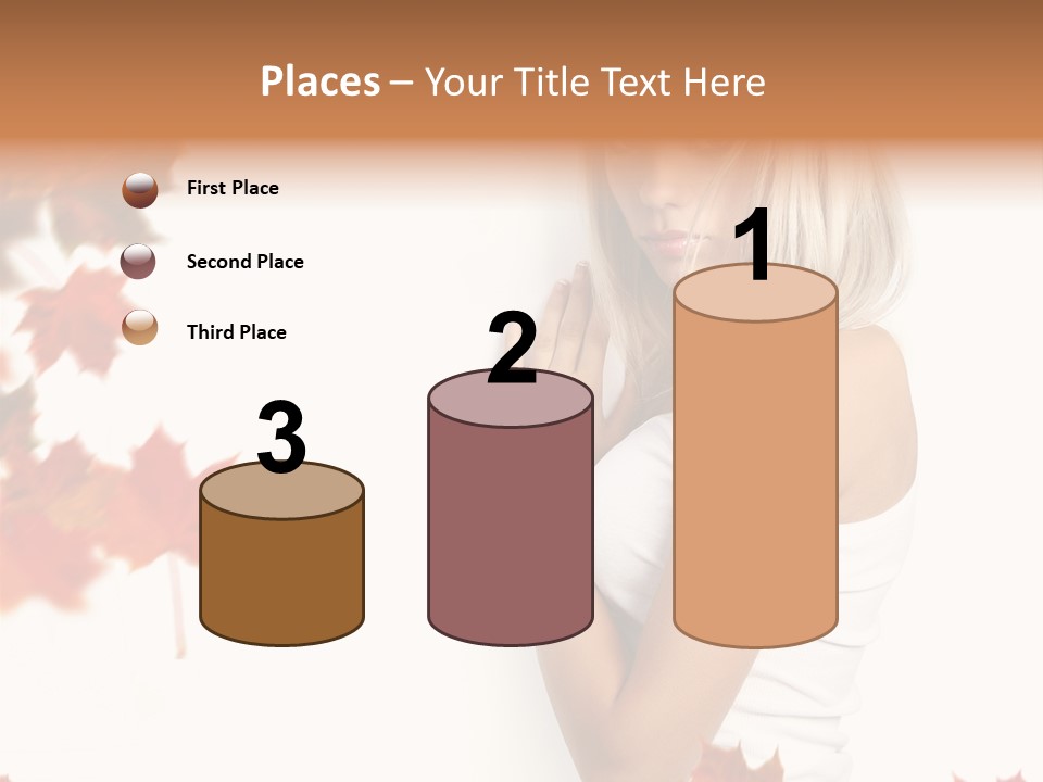 Poster Copy Space Woman PowerPoint Template