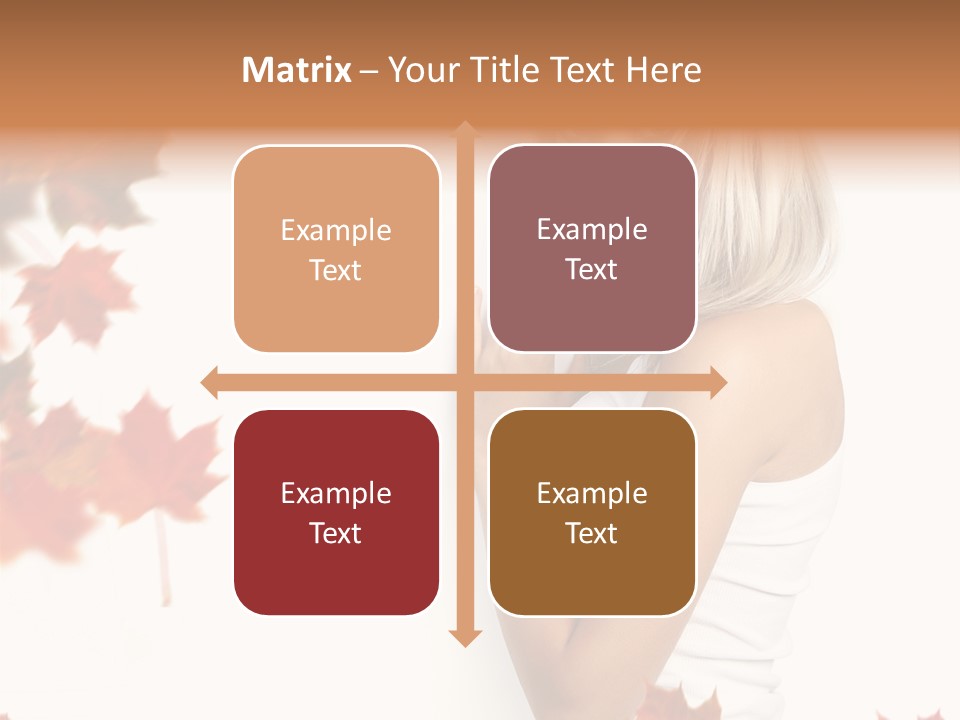 Poster Copy Space Woman PowerPoint Template