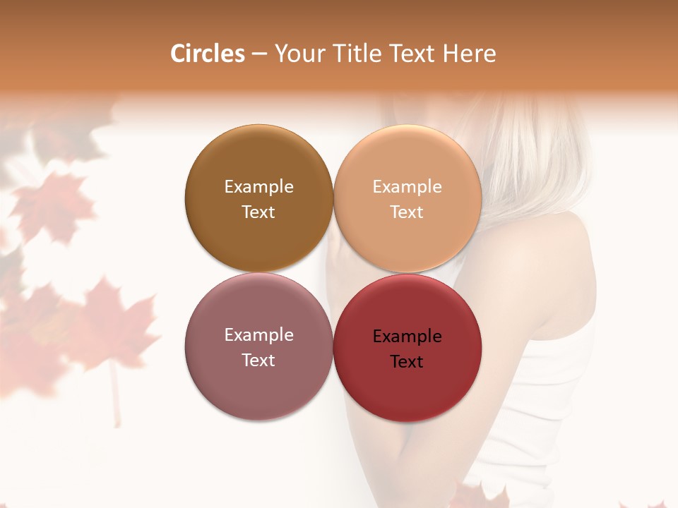 Poster Copy Space Woman PowerPoint Template