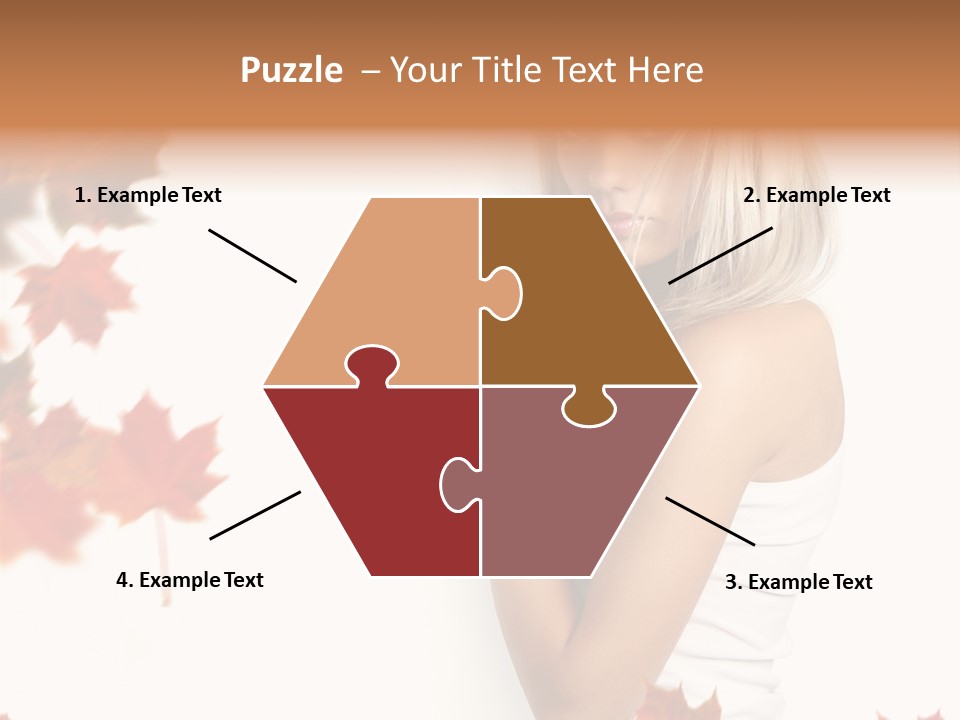 Poster Copy Space Woman PowerPoint Template