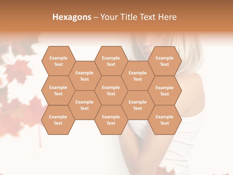 Poster Copy Space Woman PowerPoint Template