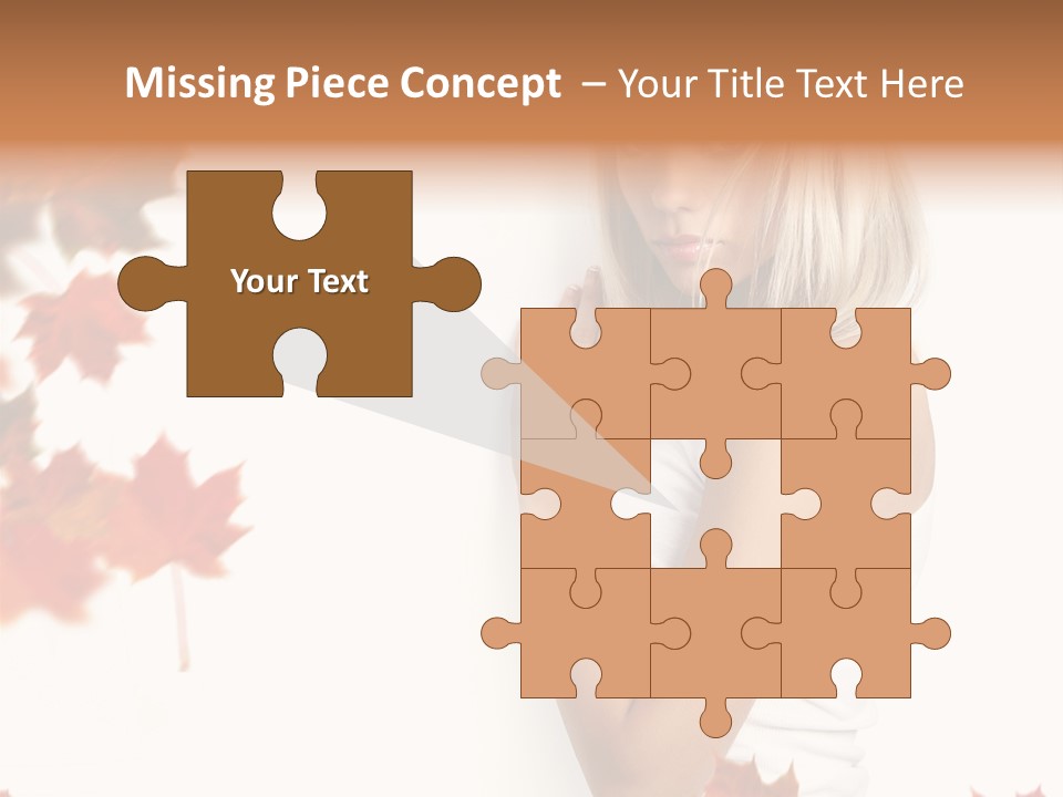 Poster Copy Space Woman PowerPoint Template