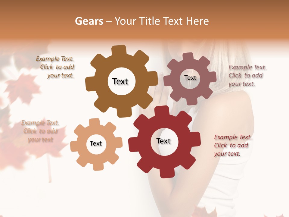 Poster Copy Space Woman PowerPoint Template