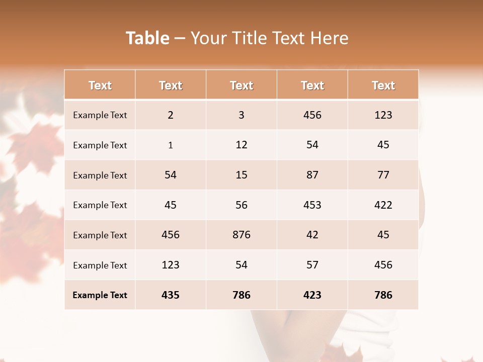 Poster Copy Space Woman PowerPoint Template