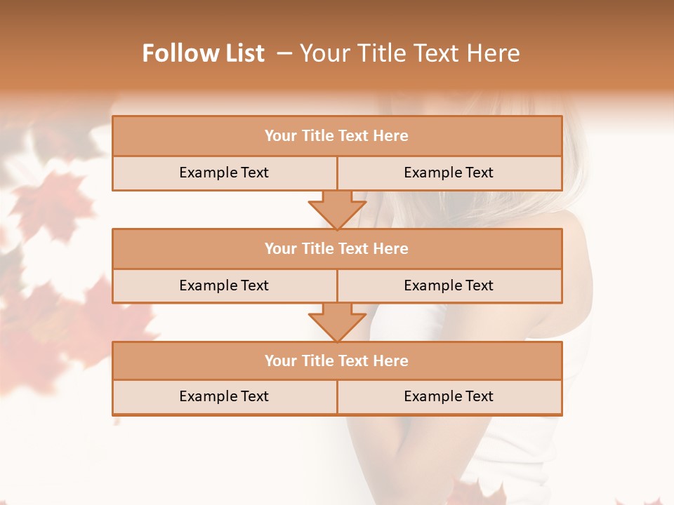 Poster Copy Space Woman PowerPoint Template