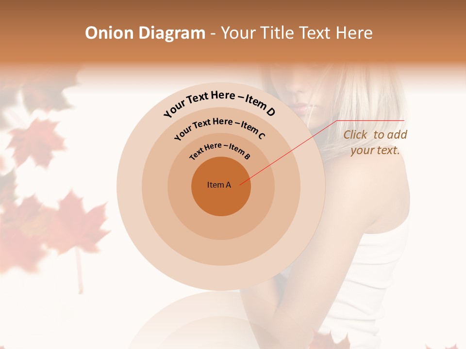 Poster Copy Space Woman PowerPoint Template