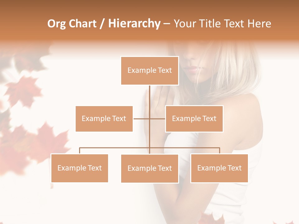 Poster Copy Space Woman PowerPoint Template