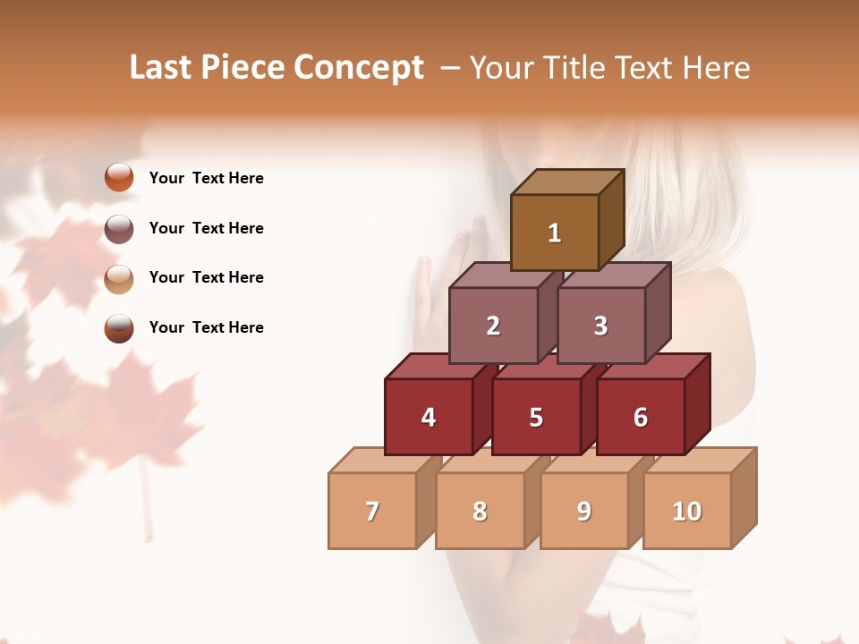 Poster Copy Space Woman PowerPoint Template