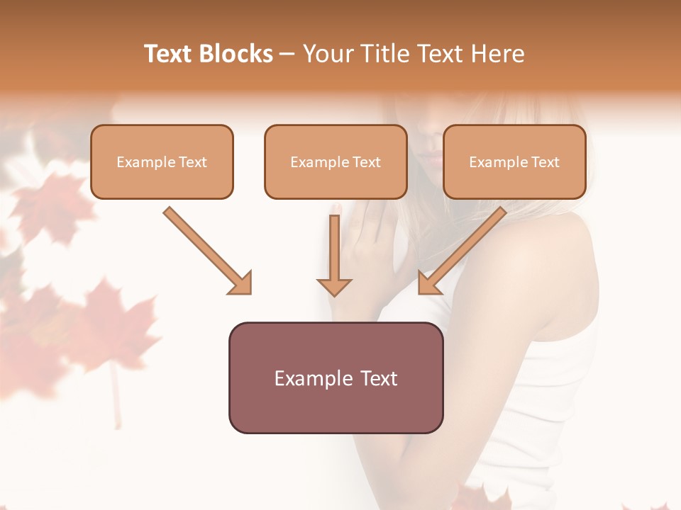 Poster Copy Space Woman PowerPoint Template